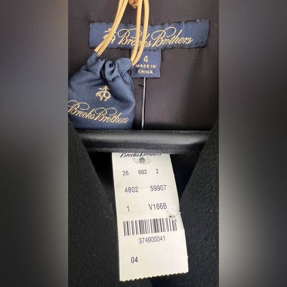 Brooks Brother’s NWT 100% Wool Coat Sz4 - Picture 4 of 8